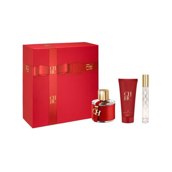 Carolina Herrera Ch Eau De Parfum Vaporisateur 100 ml Coffret 3 Parties 2018