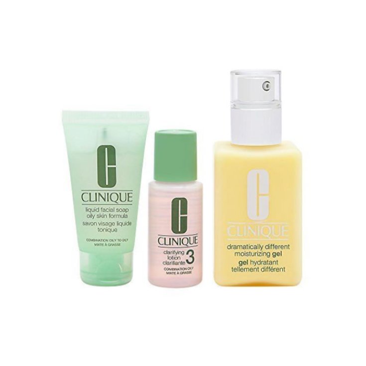 Clinique Kit d'introduction aux soins de la peau en 3 étapes 3 parties 2018
