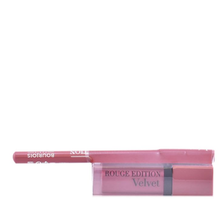 Bourjois Rouge Edition Velvet Lipstick 07 Nude Ist Set 2 Parties