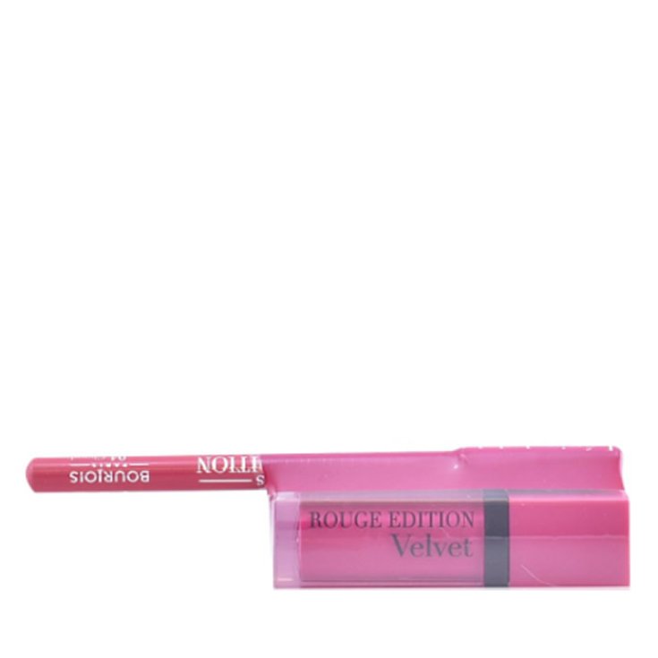 Bourjois Rouge Edition Velvet Lipstick 06 Pink Pong Set 2 Pièces
