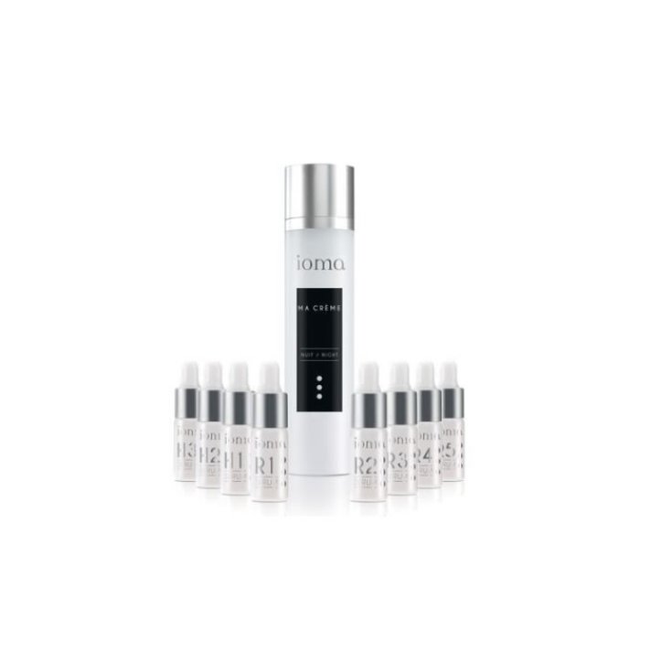 Ioma Coffret Ma Crème Base Nuit 40 ml + Sérums 8x5 ml