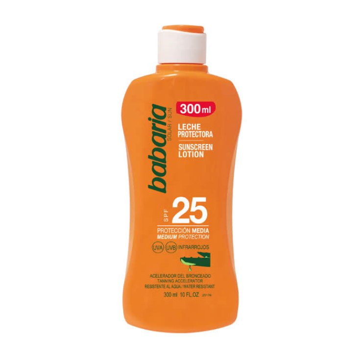 Babaria Aloe Vera Spf25 Lait Solaire 300 ml