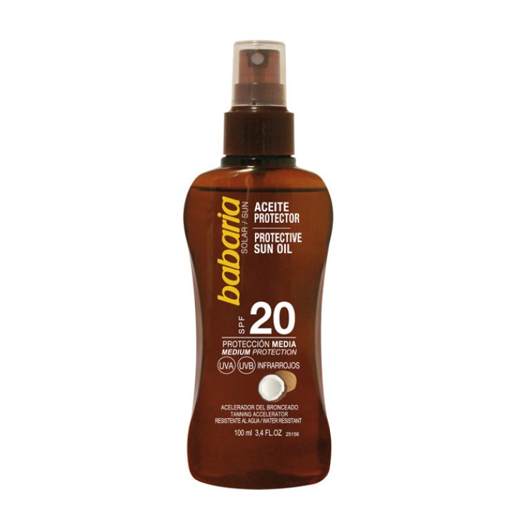Babaria Huile Bronzante à la Noix de Coco Spray Spf20 100 ml Babaria Huile Bronzante à la Noix de Coco Spray Spf20 100 ml