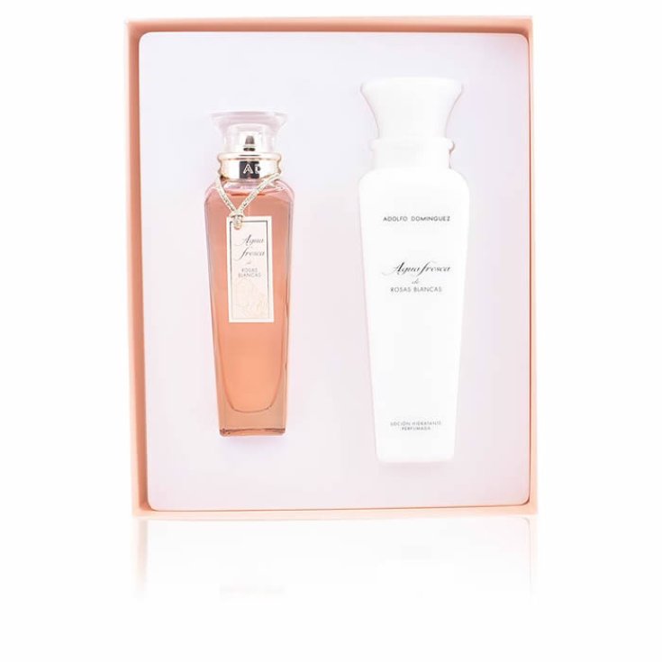 Adolfo Dominguez Agua Fresca De Rosas Blancas Eau De Toilette Vaporisateur 120 ml Coffret 2 Parties 2018