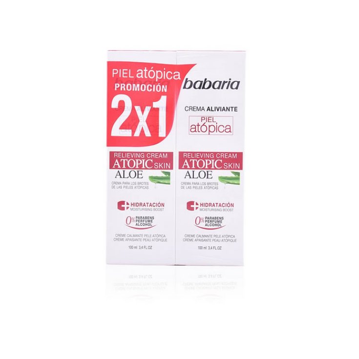 Babaria Crème Soulageante Peau Atopique 100ml Coffret 2 Pièces 2018