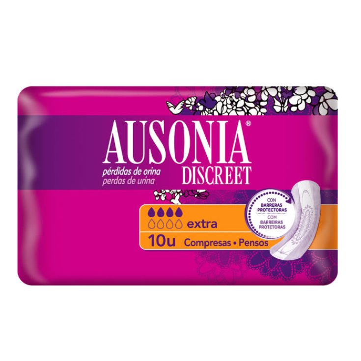 Ausonia Serviettes Hygiéniques Extra Discrètes 10 Unités