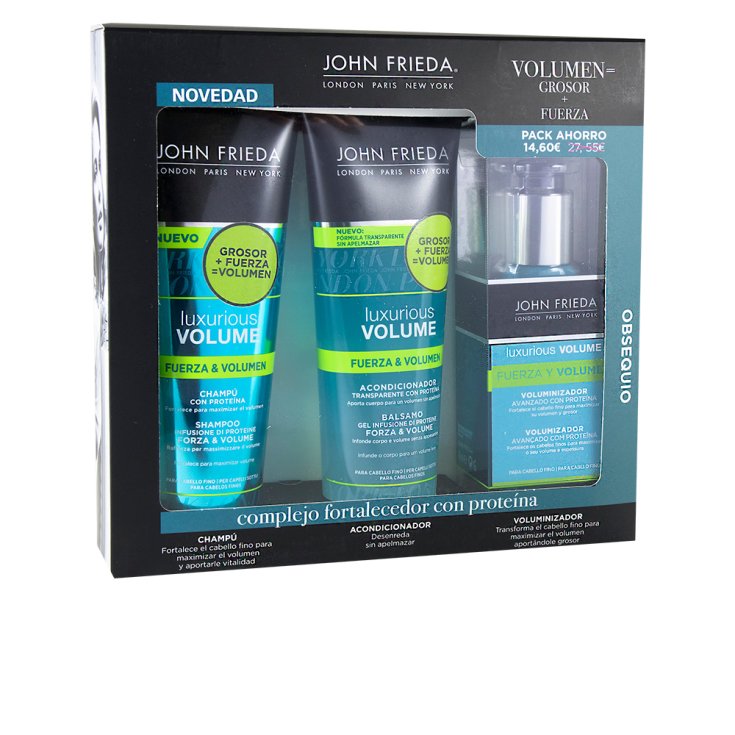 John Frieda Luxurious Volume Shampooing 250ml Coffret 3 Parties 2018 John Frieda Luxurious Volume Shampooing 250ml Coffret 3 Parties 2018