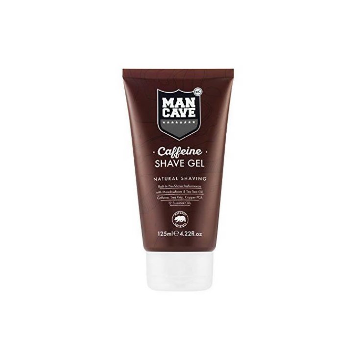 Man Cave Gel de rasage à la caféine rasage naturel 125 ml