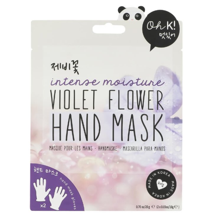 Oh K ! Masque Main Fleur Violette