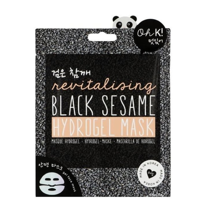 Oh K ! Masque Visage Hydrogel Sésame Noir Revitalisant