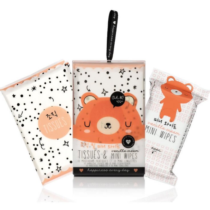 Oh K ! Tussues & Mini Lingettes Vainilla Crème 20 Pièces Oh K ! Tussues & Mini Lingettes Vainilla Crème 20 Pièces