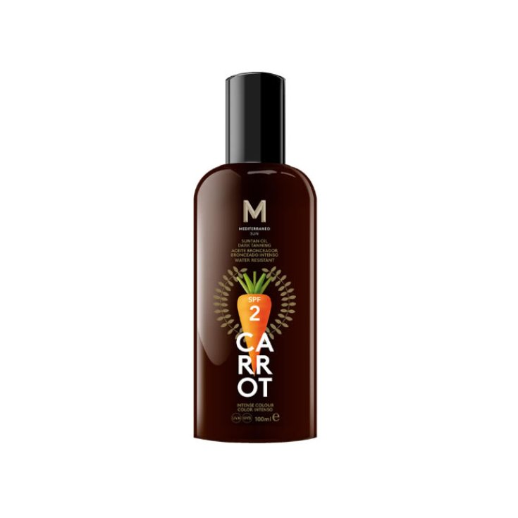 Mediterraneo Sun Huile Solaire Carotte Bronzage Foncé Spf2 100ml