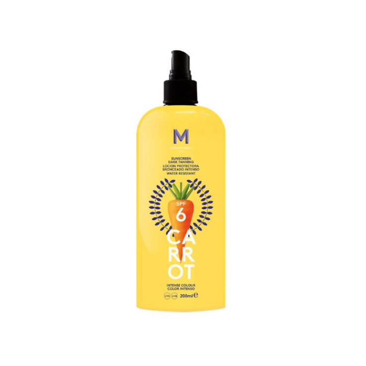 Mediterraneo Sun Carotte Solaire Bronzage Foncé Spf6 200 ml