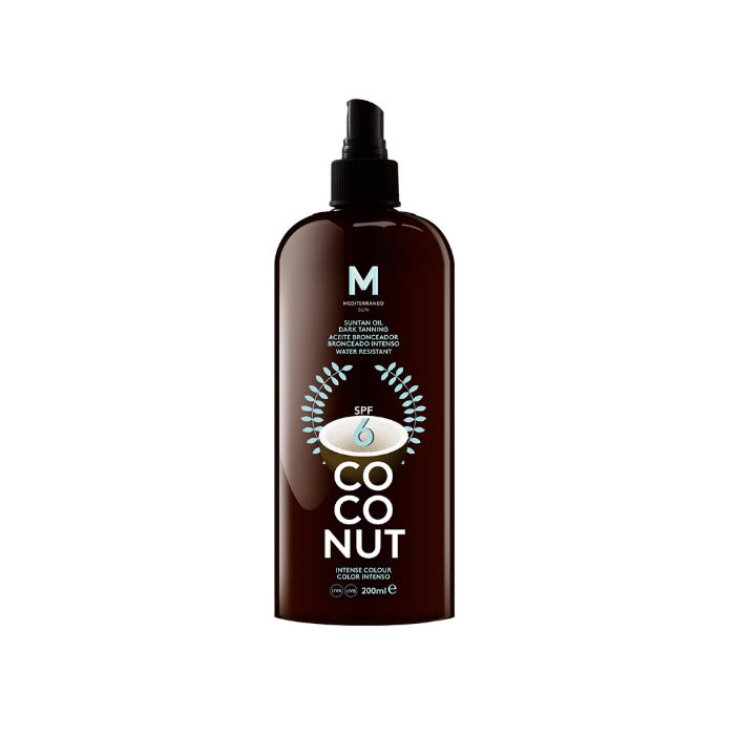Mediterraneo Sun Huile Solaire Coco Bronzage Foncé Spf6 200 ml