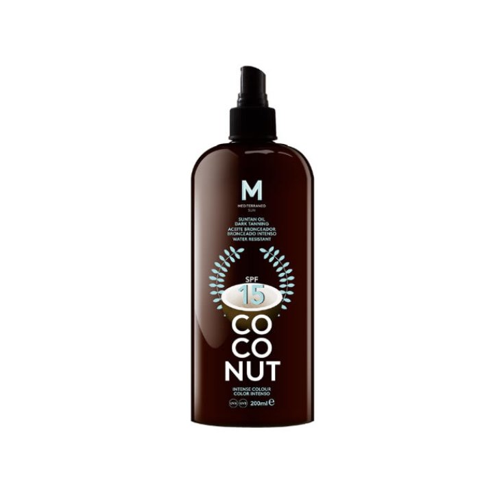 Mediterraneo Sun Huile Solaire Coco Bronzage Foncé Spf15 200 ml