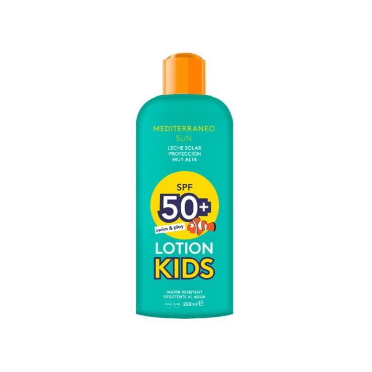 Mediterraneo Sun Kids Lotion Lotion Solaire Spf50 200ml