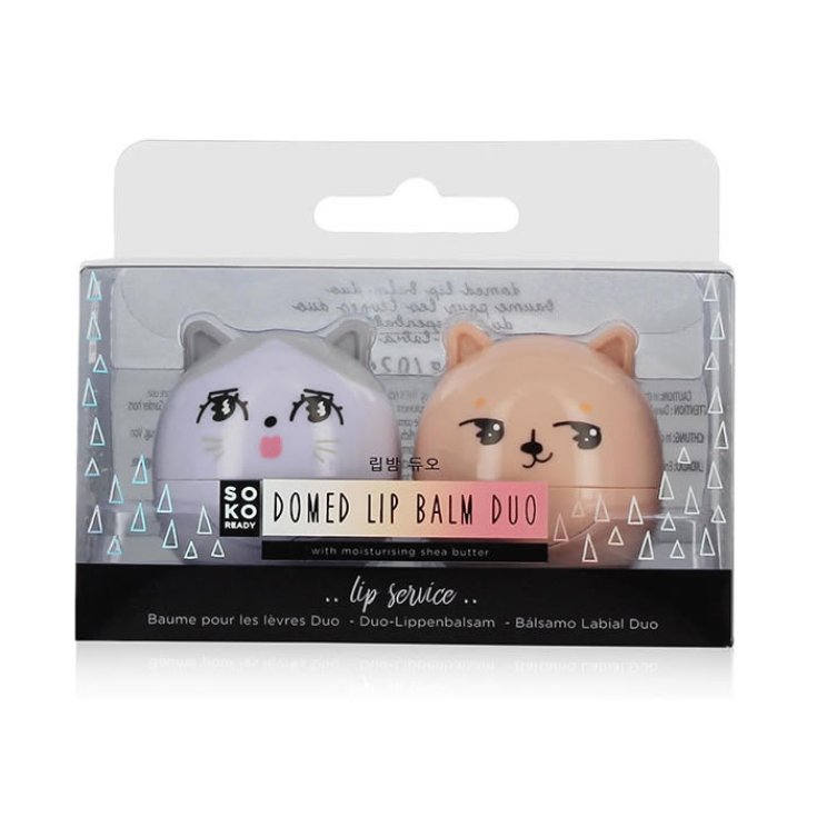 Duo de baume à lèvres Soko Ready au beurre de karité hydratant