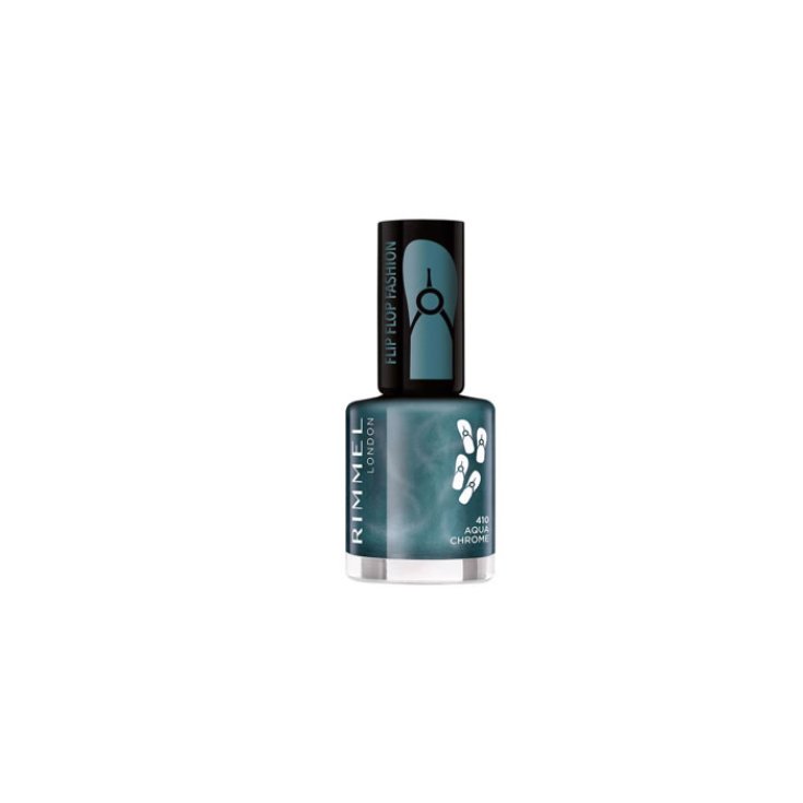 Rimmel 60 Seconds Flip Flop 410 Aqua Chrome Rimmel 60 Seconds Flip Flop 410 Aqua Chrome