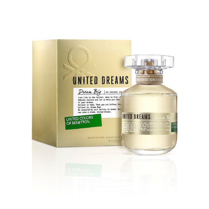 Benetton United Dreams Dream Big Woman Eau De Toilette Vaporisateur 80 ml Édition Spéciale