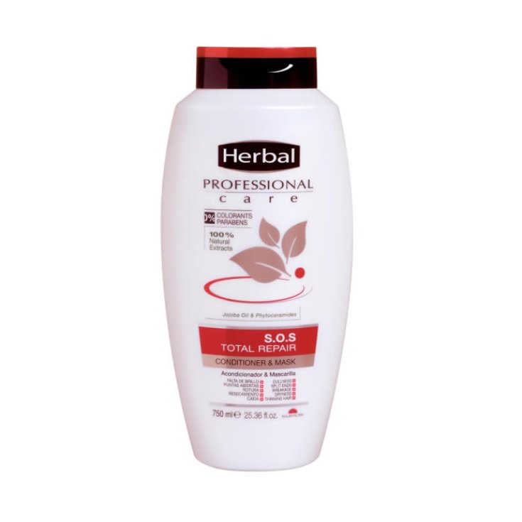 Herbal Hispania Après-shampooing et masque SOS Total Repair 750 ml Herbal Hispania Après-shampooing et masque SOS Total Repair 750 ml