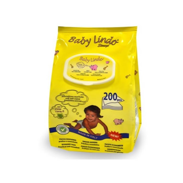 Baby Lindo Pop Up Lingettes 200ud