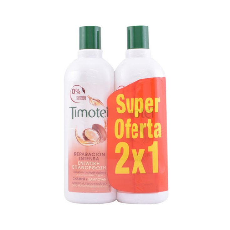 Timotei Intense Repair Shampooing à l'huile d'argan 400ml Set 2 Pièces 2018