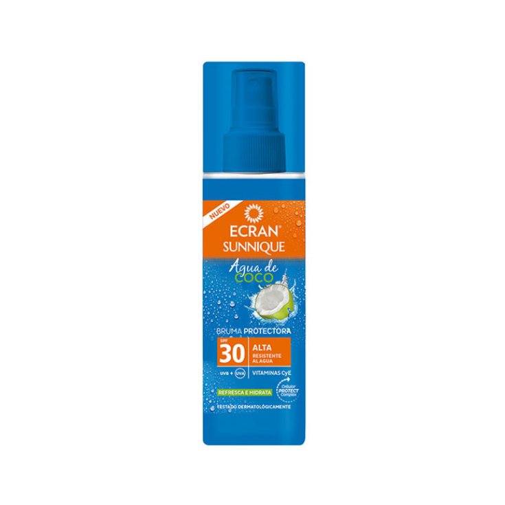 Ecran Sunnique Brume Protectrice Eau de Coco Spf30 200 ml