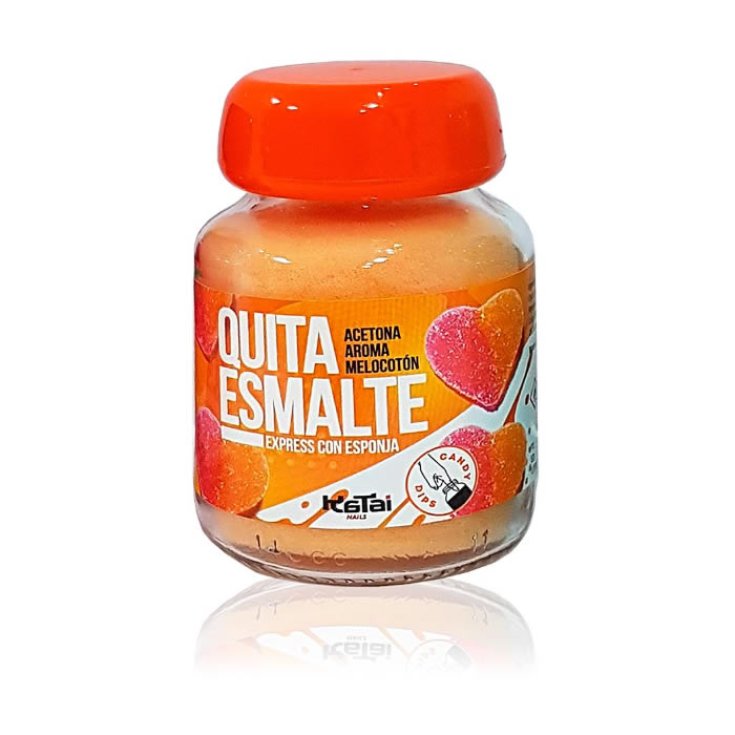 Katai Nails Acetona Dissolvant pour vernis à ongles Fruity Dips Pêche 75 ml