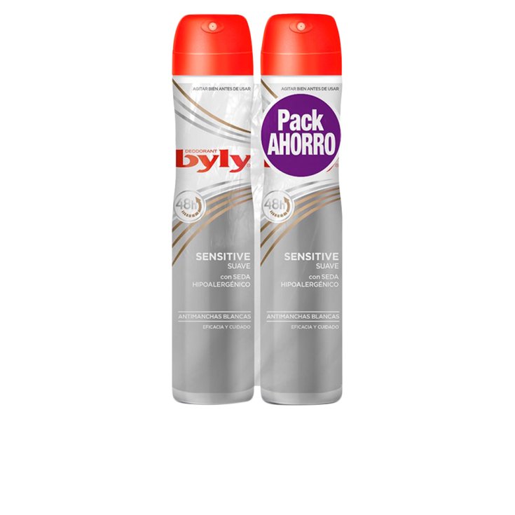 Byly Sensitive Déodorant Spray Lot de 2 x 200 ml