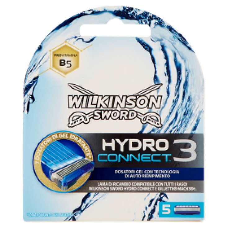 WILKINSON HYDRO 3 LAMES X 5