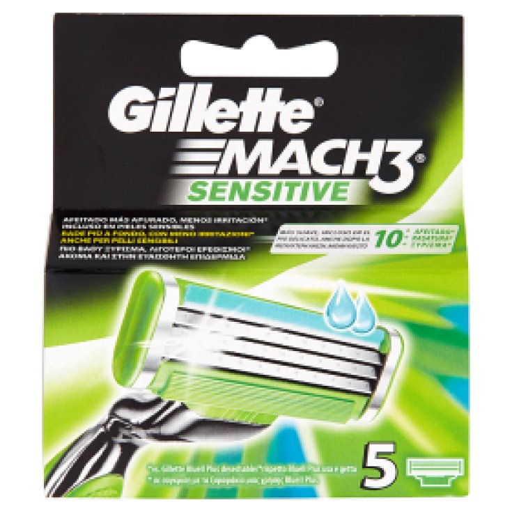 GILLETTE NEW MACH 3 SENS LAME X 5