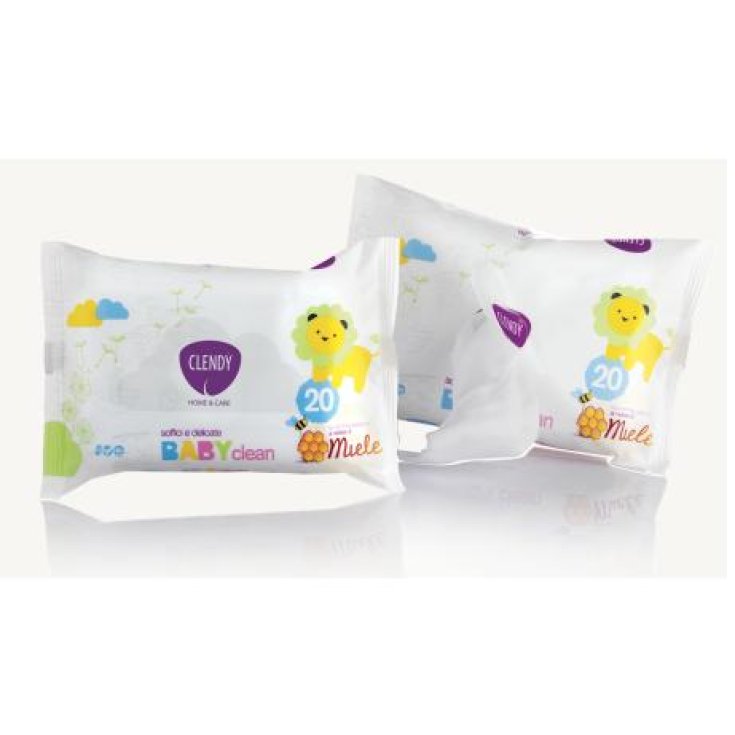 CLENDY LINGETTES BÉBÉ MIEL 20 P