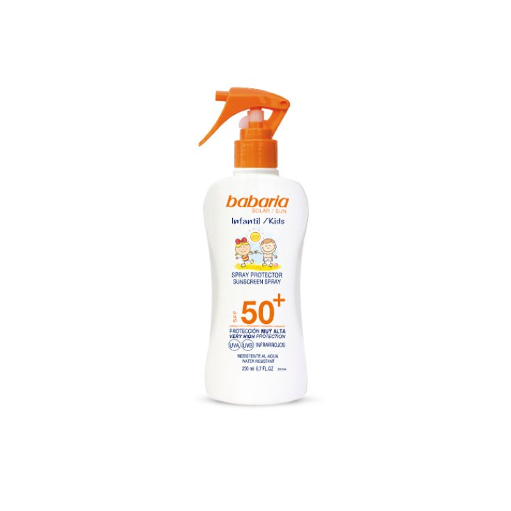 Babaria Spray Solaire A L'Aloe Vera Pour Enfants Spf50+ 200ml