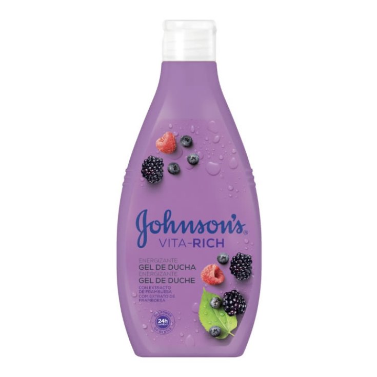Johnsons Vita Rich Gel Douche Énergisant Framboise 400 ml
