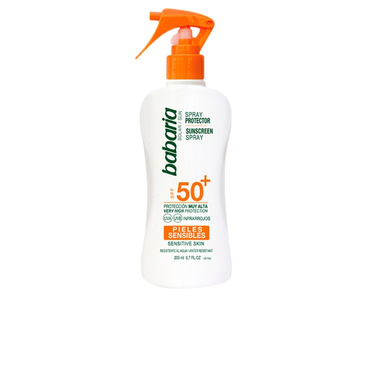 Babaria Spray Solaire Peaux Sensibles Spf50 200 ml