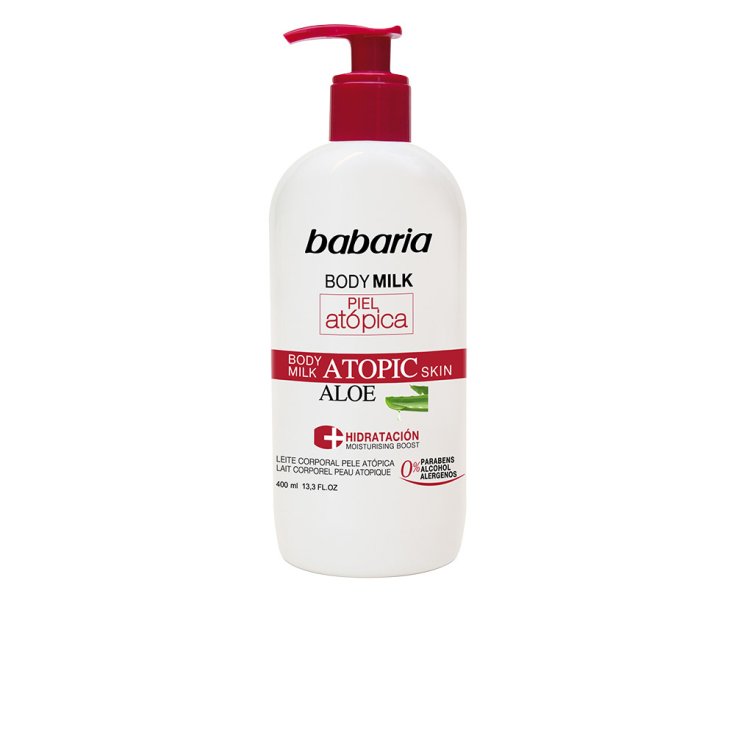 Babaria Aloe Vera Lait Corporel Peau Atopique 0% 400 ml
