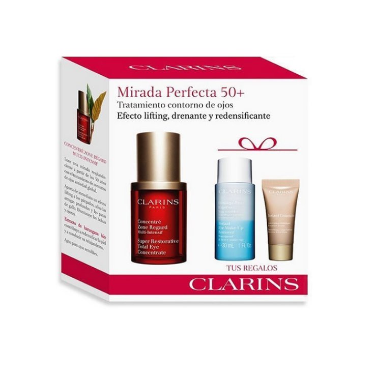 Clarins Concentré Total Yeux Super Réparateur Multi-Intensif 15 ml Coffret 3 Parties 2018
