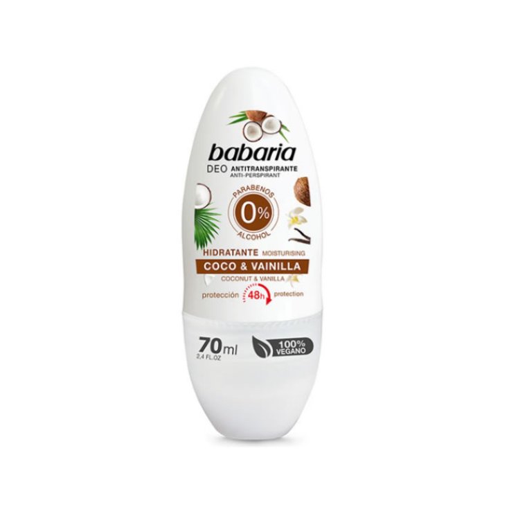 Babaria Déodorant Bille Hidratant Coco Et Vanille 70 ml