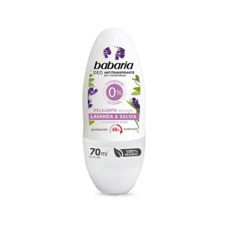 Babaria Déodorant Roll-on Relaxant Lavande Et Sauge 70 ml