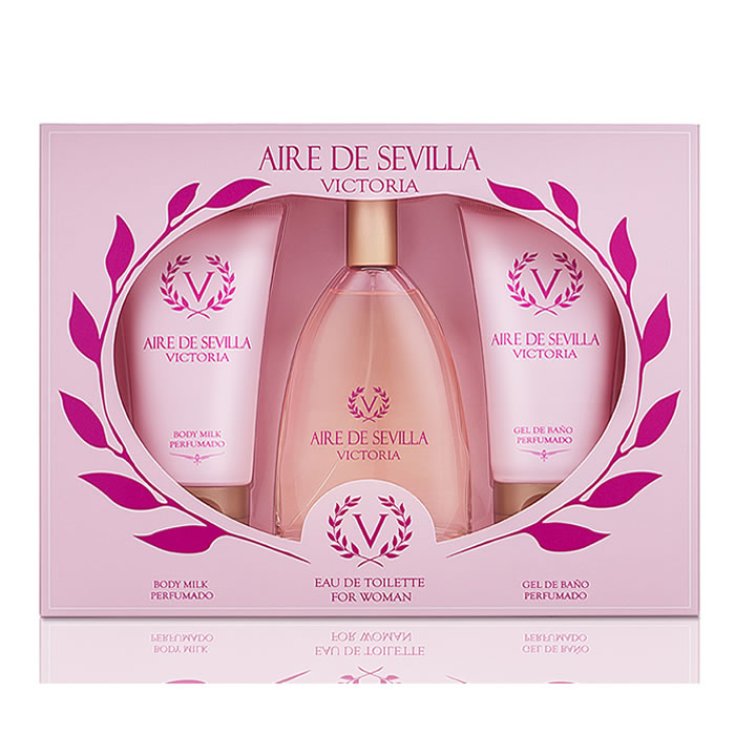 Aire De Sevilla Victoria Eau De Toilette Vaporisateur 150ml Coffret 3 Pièces 2019