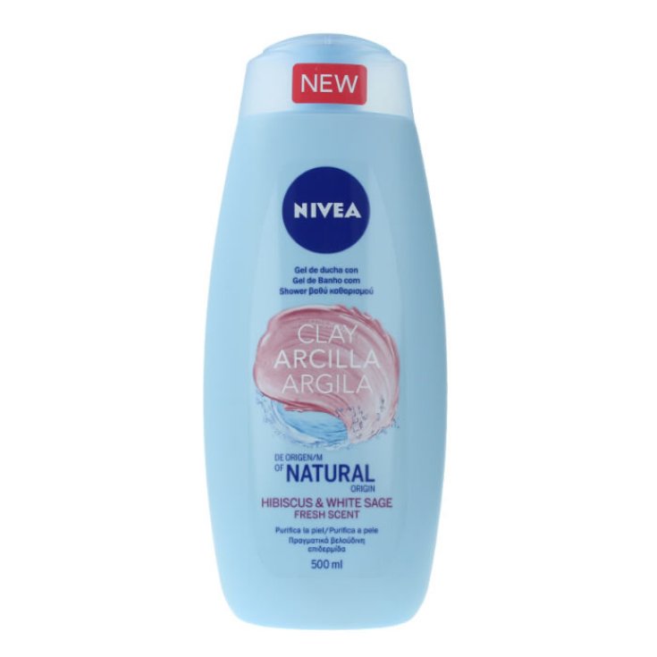 Nivea Arcilla Gel Douche Hibiscus & Sauge Blanche 500ml