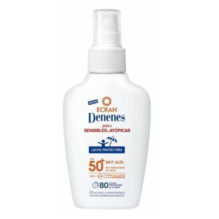 Denenes Spray Lait Protecteur Solaire Spf50+ Peaux Sensibles 100 ml
