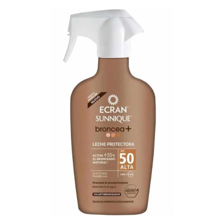 Ecran Sunnique Broncea+ Lotion Spf50 Spray 300 ml