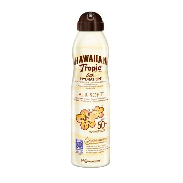Hawaiian Tropic Silk Hydration Air Soft Brume Solaire Spf50+ 177ml