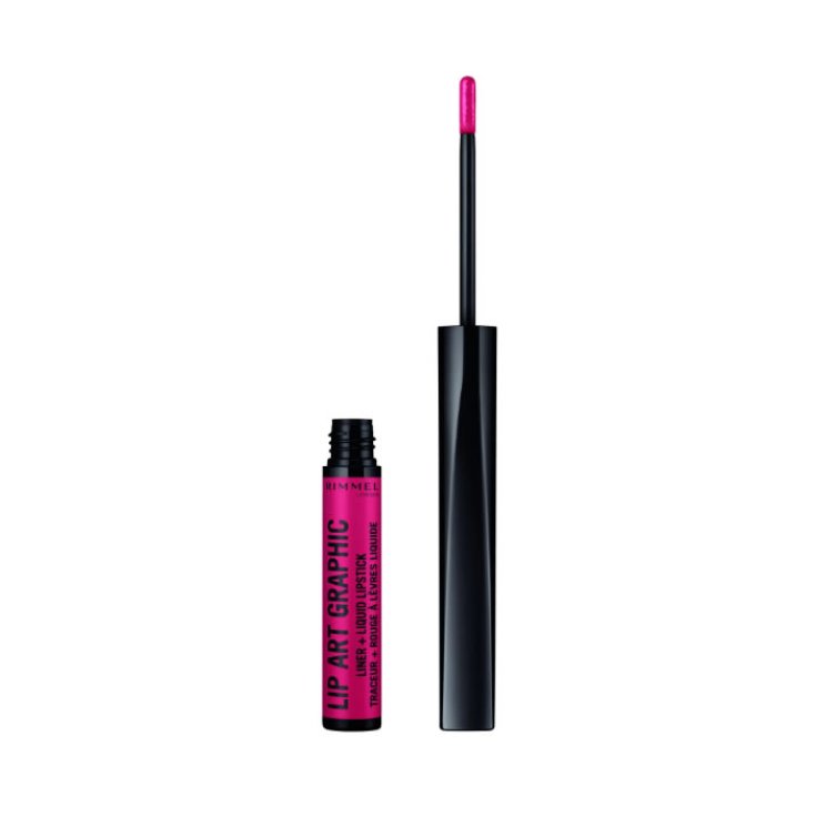 Rimmel London Lip Art Graphic Liner & Rouge à Lèvres Liquide 110 Vibez