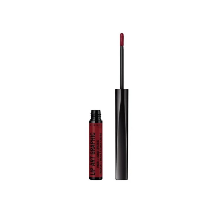 Rimmel London Crayon à lèvres graphique et rouge à lèvres liquide 810 Be Free