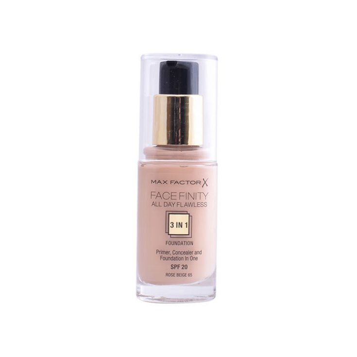 Max Factor Facefinity Base 3 En 1, Correcteur Et Fond De Teint Spf20 65 Rose Beige 30 ml
