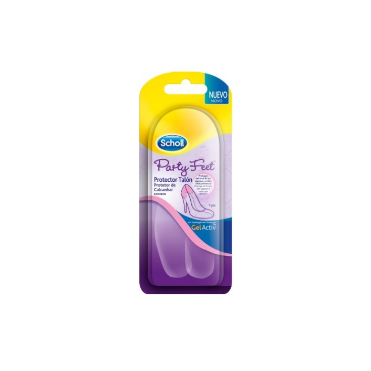 Scholl Party Feet Gelactiv Protège-talons 1 paire