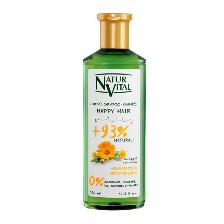 Naturaleza Y Vida Happy Hair Hydratation 0% Shampooing 500ml Naturaleza Y Vida Happy Hair Hydratation 0% Shampooing 500ml