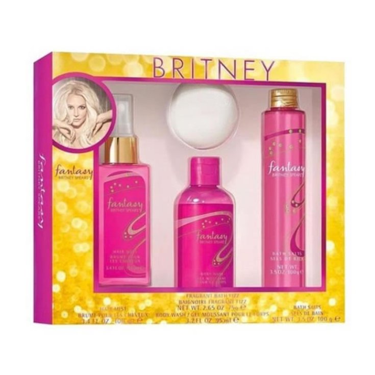 Britney Spears Fantasy Mist Spray 100ml Coffret 4 Pièces 2019